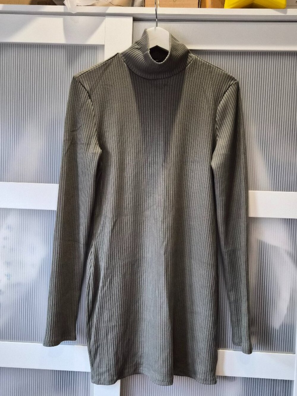Urban Outfitters Gigi Turtleneck Dress Olive Large